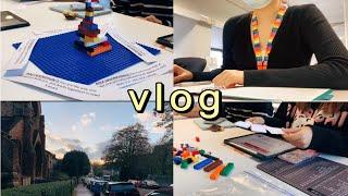 英国留学vlog9｜上课玩乐高，下课泡图书馆