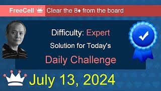 Microsoft Solitaire Collection: FreeCell - Expert - July 13, 2024