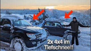 Das hätte ich nicht gedacht!! Pick-Up vs. Lada im Tiefschnee! Was ist besser?