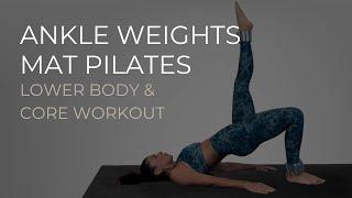 Mat Pilates with Weighted Bangles: Sculpt Your Legs & Glutes