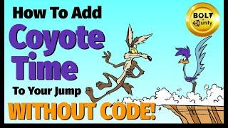 Adding Coyote Time to your Jump - Bolt + Unity Visual Scripting Tutorial