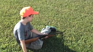 Kid vs 410. Shotgun