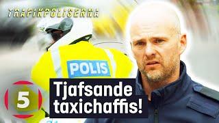 Ilsken taxichaufför tjafsar med polisen! | Trafikpoliserna | Kanal 5 Sverige