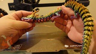 Rainbow 3D Dragon Print with MIKA3D and AnyCubic Vyper