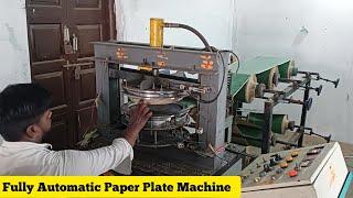 Fully Automatic Paper Plate Machine | Automatic Paper Plate Making Machine
