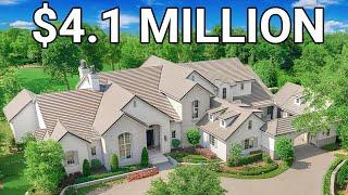 Tour INSIDE a $4.1 Million GOLF COURSE MANSION!! Woodforest Golf Club in Montgomery TX