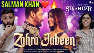 Zohra Jabeen - Song Teaser Reaction | Sikandar | Salman Khan, Rashmika Mandanna | Pritam