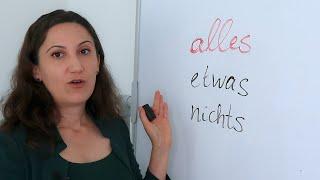 Wie sagt man das richtig? - ALLES oder ALLEM - typische Fehler (Deutsch, Grammatik, Übung, B2, C1)