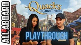 THE QUACKS OF QUEDLINBURG | Board Game | 2-Player Playthrough | Fire Burn and Cauldron Bubble