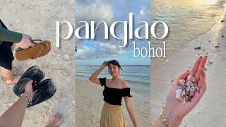 side trip to panglao, bohol  alona beach, filipino food, parasailing, tarsiers (!)