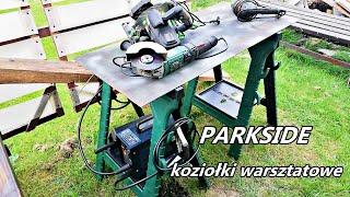 Koziołki warsztatowe PARKSIDE, do warsztatu, garażu, na działkę i w domu