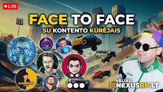 GTA 5 Face to Face su Lietuvos Kontento Kūrėjais // Fivem NexusRP