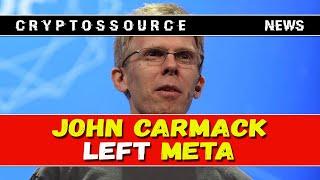 Game designer and programmer John Carmack left Meta due to company inefficiency