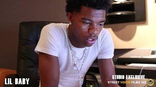 Lil Baby Exclusive Studio Session\ Inside QC Studios Atlanta Ga