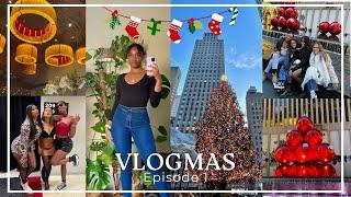 Vlogmas 2024 Ep 1 |  Holiday Cheer in NYC, Girls' Day Out, Fogo de Chão & Rockefeller Tree