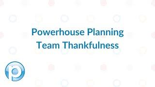 Powerhouse gives thanks!