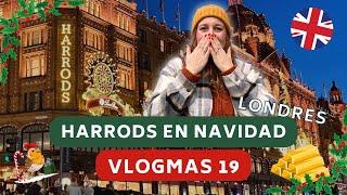 Así está HARRODS en navidad 2024 - VLOGMAS Londres DÍA 19