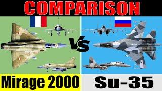 Mirage 2000 vs Su-35S: comparison | Su-35S vs Mirage 2000: Which Would Win?