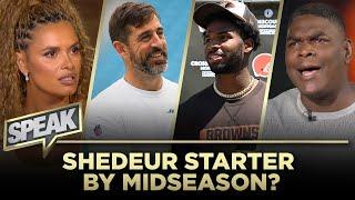 Keyshawn predicts Shedeur will start by midseason; is Rodgers the key for the Steelers? | SPEAK