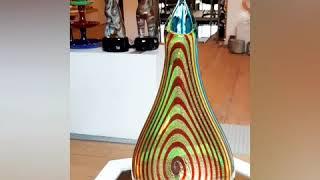 Hypnosis Vase - Blown Vase - Original Murano Glass