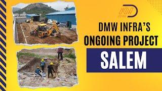 DMW Infra's Ongoing Project at Salem  | Area 20000 Sq.ft | Ware House Building #construction