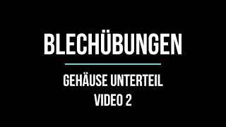 Inventor Blechbearbeitung: Video 2(3) Gehäuse_Unterteil