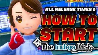 How to Start The INDIGO DISK DLC & RELEASE TIME | Pokemon Scarlet & Violet