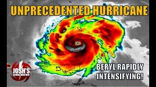 6/29/24: Beryl to Become the Earliest Major Hurricane on Record to Hit the Windward Islands