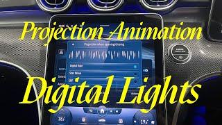 Mercedes Digital Lights with Animation in W206 W223, Code 43U, 42U, 30U
