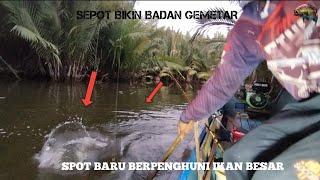 Tak Di Sangka Ketemu Sungai Penuh Penunggu Ikan Besar. #mancingkakap