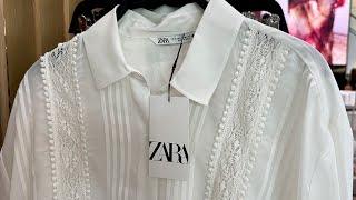 ZARA NEW SUMMER 2024 COLLECTION  LACE & LINEN NEW IN
