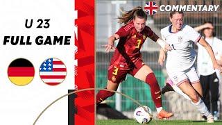 Germany U 23 vs. USA U 23 | Full Game | U 23 Women's National Team
