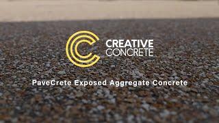 PaveCrete Exposed aggregate concrete system - Creative Concrete Concepts