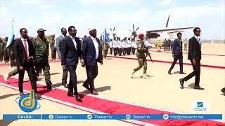 Galmudug State leader Ahmed Qoor Qoor in Kismayo for talks with his Jubbaland counterpart