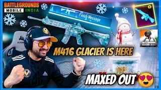 CLASSIFIED YT GETS M416 GLACIER FINALLY - MAXED OUT TO LEVEL 7 / M416 GLACIER CRATE OPENING ( BGMI )