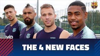 FC Barcelona's four new faces for 2018/19 season