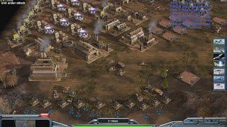 USA Laser - Command & Conquer Generals Zero Hour - 1 vs 7 HARD Gameplay