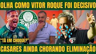 GLOBO ESPORTE! VITOR ROQUE DEIXOU SEU CHOQUE NA ESTREIA/CASARES AINDA CHORANDO NOTICIAS DO PALMEIRAS