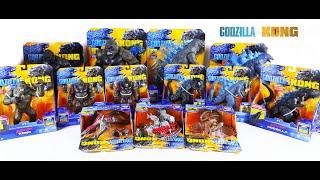 ALL Godzilla's & KONG from Playmates toys. Review & Compare 1 wave figures