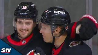 Drake Batherson Lifts Sweet Saucer Pass To Set Up Jakob Chychrun's One-Timer