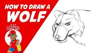 How to Draw a Wolf - Drawing with DKG72