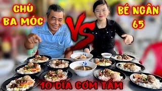 Bé Ngân 65 Đối Đầu Lão Làng Ăn Uống Chú Ba Móc Ăn Đua 10 Dĩa Cơm Tấm Sườn Xíu Mại Kết Quả Sẽ Ra Sao