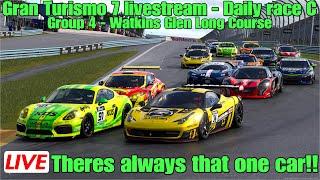 Gran Turismo 7 livestream - Daily race C..,,Group 4 - Watkins Glen Long Course