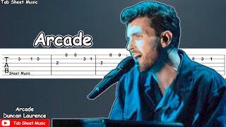 Duncan Laurence - Arcade Guitar Tutorial | TAB