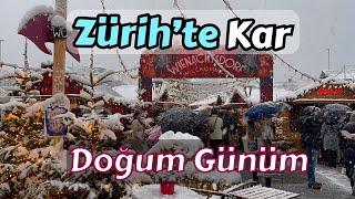 Doğum Günümde Zürih Kar Altında #yeniyıl