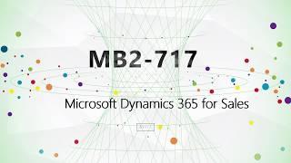 CertTree MB2-717 Microsoft Dynamics 365 for Sales study guide