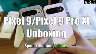 Pixel 9 Pro XL and Pixel 9 Unboxing