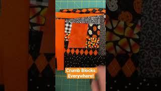 Halloween Crumb Quilt Blocks #shorts #quilttube