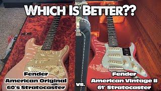 Fender Stratocaster Shootout - American Vintage ii 1961 vs. American Original 60's. Which is Better?