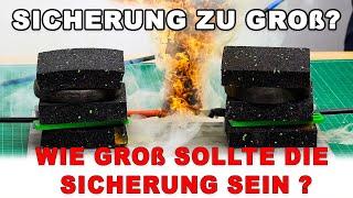 Batterie Sicherung berechnen | Brand PV Anlage verhindern! Welche Sicherung für DC Anlage?